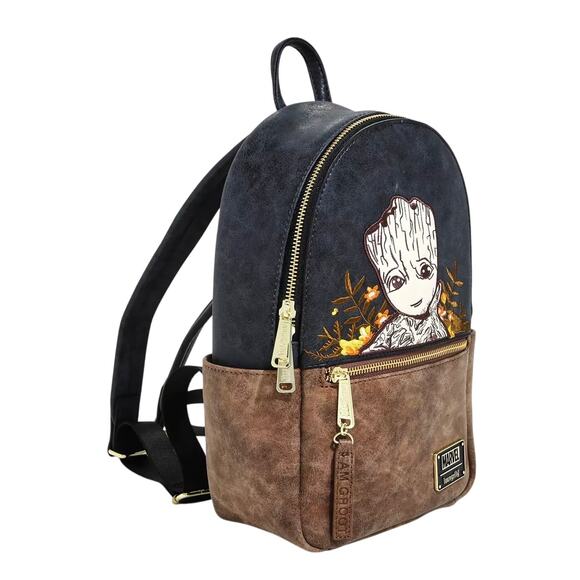 Loungefly Marvel Guardians of the Galaxy Groot Floral Mini Backpack NWT main image 6